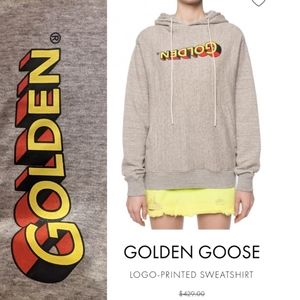 Golden Goose golden retro logo printed sweatshirt xs